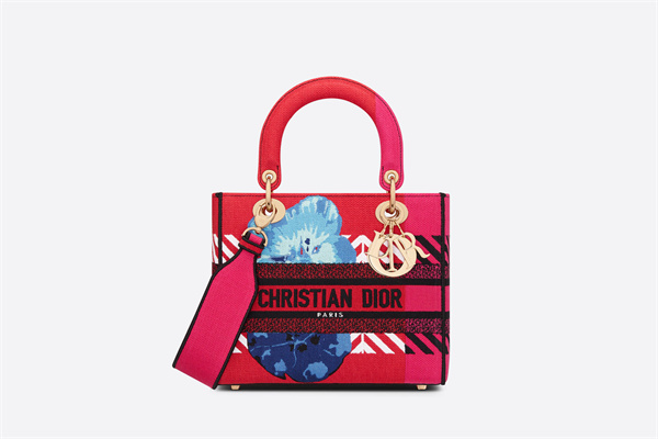 DIOR LADY D-LITE ミディアムバッグ 24 x 20 x 11 cm