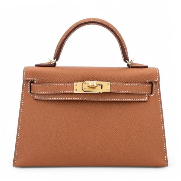 ランク NS 未使用品 HERMÈS エルメス ミニケリー2 ゴールド (37) エプソン ゴールド金具 W刻印