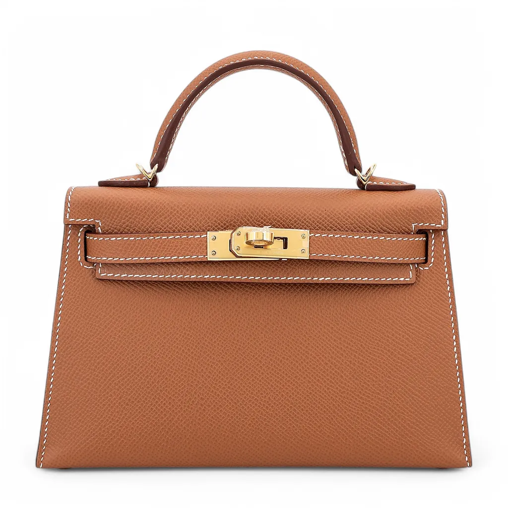 ランク NS 未使用品 HERMÈS エルメス ミニケリー2 ゴールド (37) エプソン ゴールド金具 W刻印