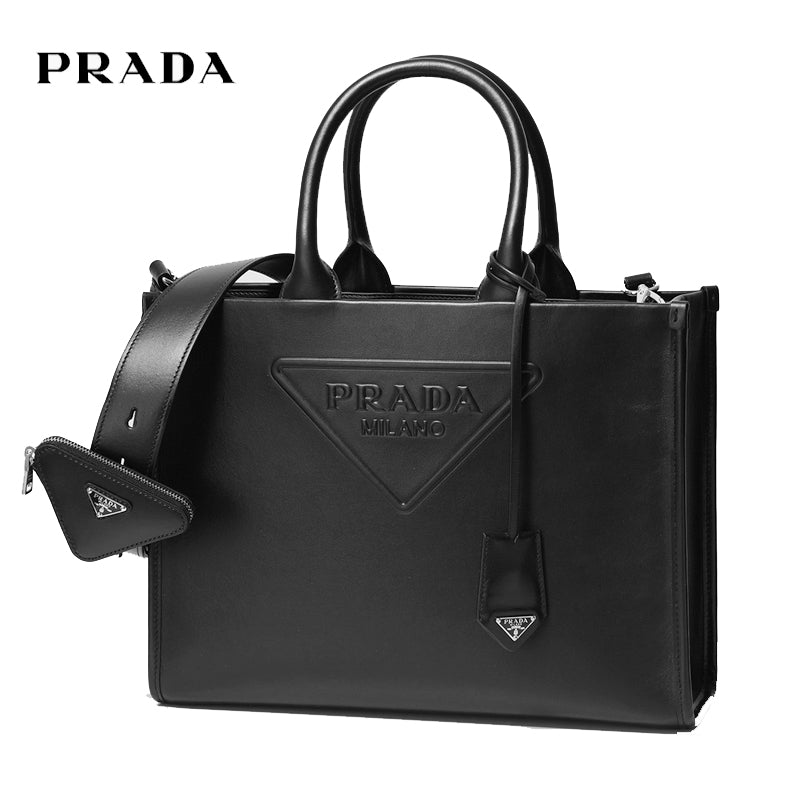 PRADA トートバッグ 1BA376 ASK エンボスロゴ SOFT CALF - 画像 (11)