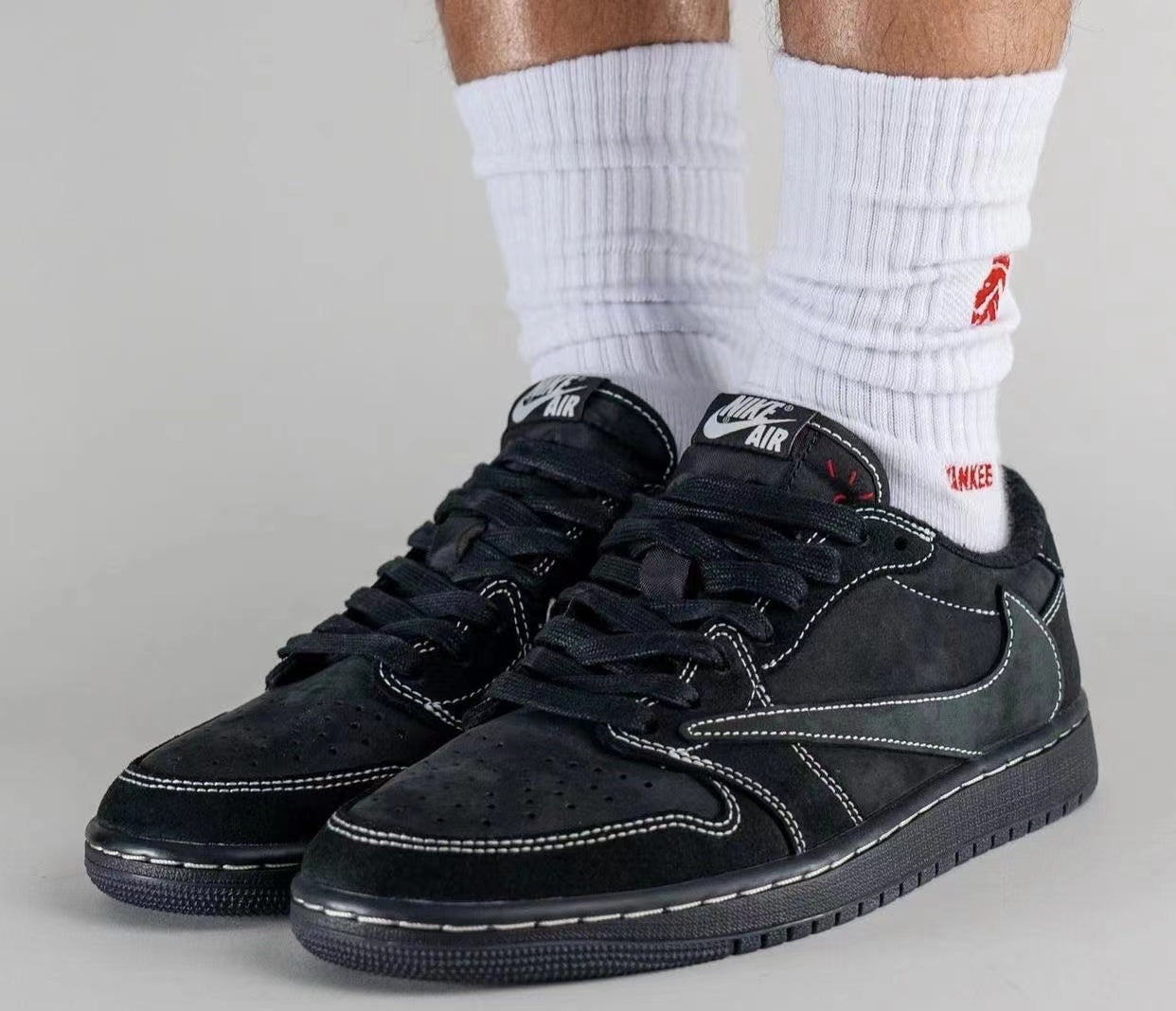 【人気急上昇で入手困難!】Travis Scott x Nike Air Jordan 1 Low OG SP"Black/Phantom"AJ1 ジョーダン世代の定番 ローカット カルチャー 多用途 カジュアル スポーツ バスケットボールシューズ - 画像 (8)