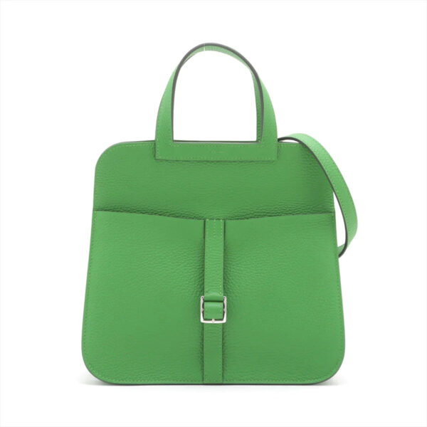 エルメス アルザン25 トリヨンクレマンス ヴェールユッカ シルバー金具