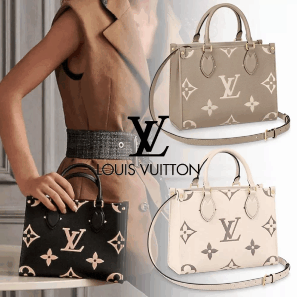 【LOUIS VUITTON】■オンザゴー PM ハンドバッグ ショルダーバッグ