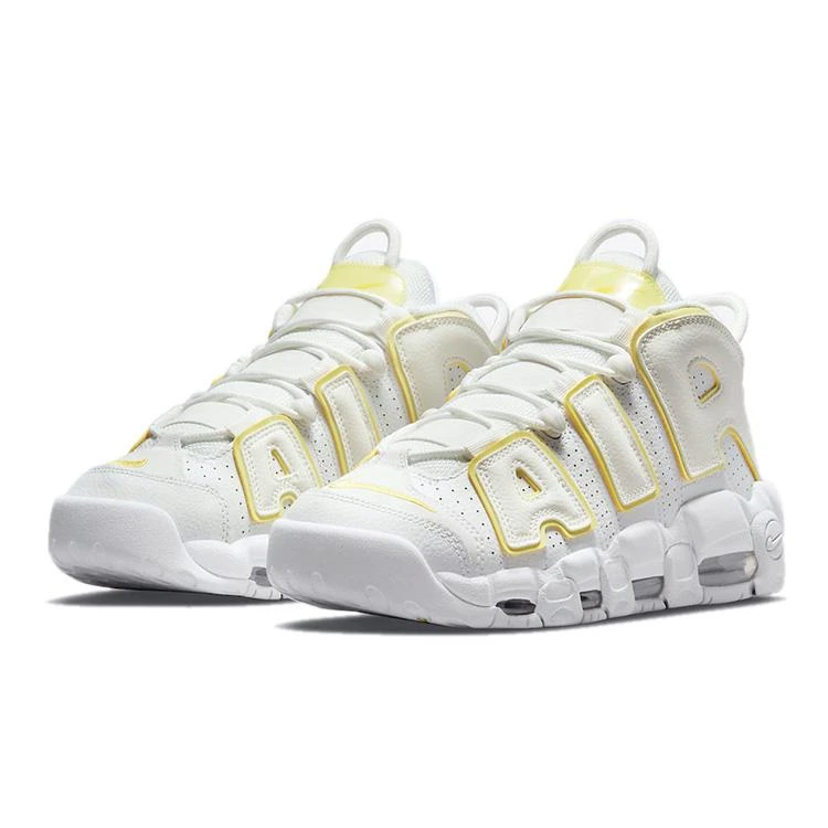 NIKE ナイキ WMNS AIR MORE UPTEMPO 'LIGHT CITRON' レディースサイズモデル エア モア アップテンポ "ライト シトロン" レディース メンズ スニーカー SUMMIT WHITE/OPTI YELLOW【海外展開 日本未入荷】 - 画像 (2)