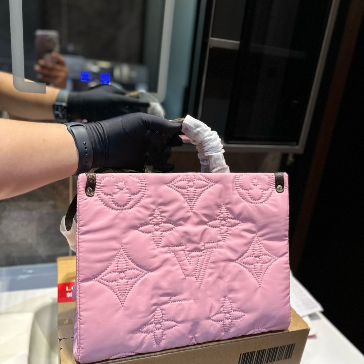 LV 柔らかなコットン素材のトートバッグ【50%オフ+送料無料】 - 画像 (5)