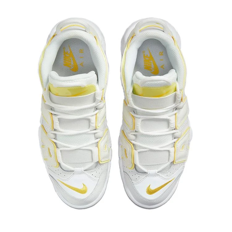 NIKE ナイキ WMNS AIR MORE UPTEMPO 'LIGHT CITRON' レディースサイズモデル エア モア アップテンポ "ライト シトロン" レディース メンズ スニーカー SUMMIT WHITE/OPTI YELLOW【海外展開 日本未入荷】 - 画像 (4)