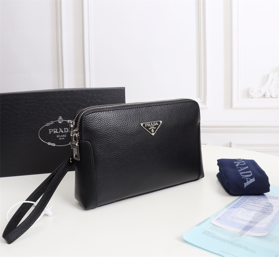 【PRADA 公式 旗艦店】プラダ クラッチバッグ当日出荷 好評に付き再入荷!24*14*5CM - 画像 (3)