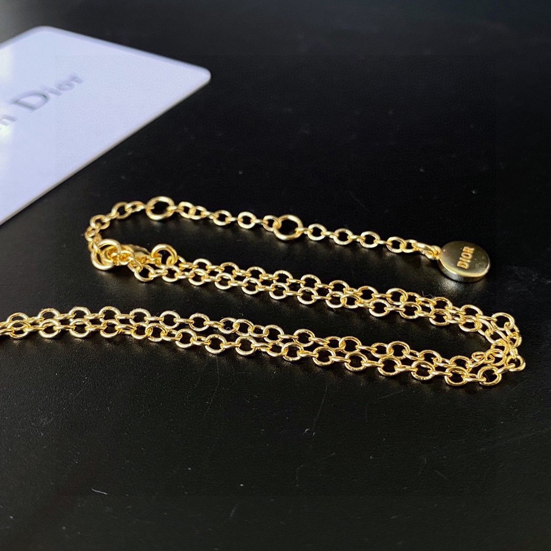 🔥2 個購入すると、最低価格の 1 個が無料になります🔥Dior (ディオール) ネックレス - 画像 (9)