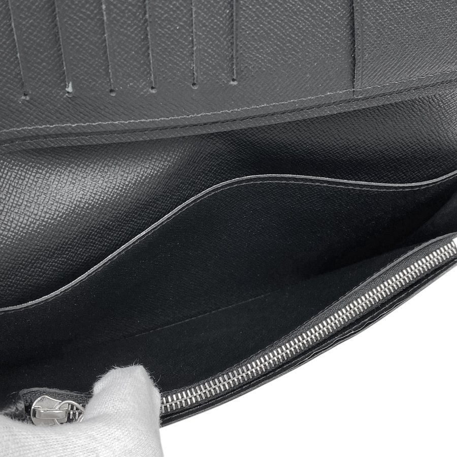 ルイヴィトン LOUIS VUITTON ポルトフォイユ ブラザ 札入れ 小銭入れ 二つ折り シュプリーム SUPREME 長財布 エピ ノワール(ブラック) M67721 - 画像 (4)