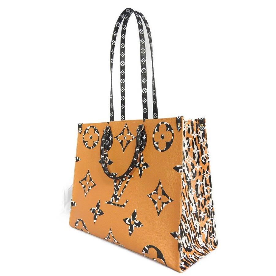 ルイヴィトン ルイヴィトン オンザゴーGM トートバッグ モノグラムジャイアント LV ジャングル アニマル M44675 新品 - 画像 (4)