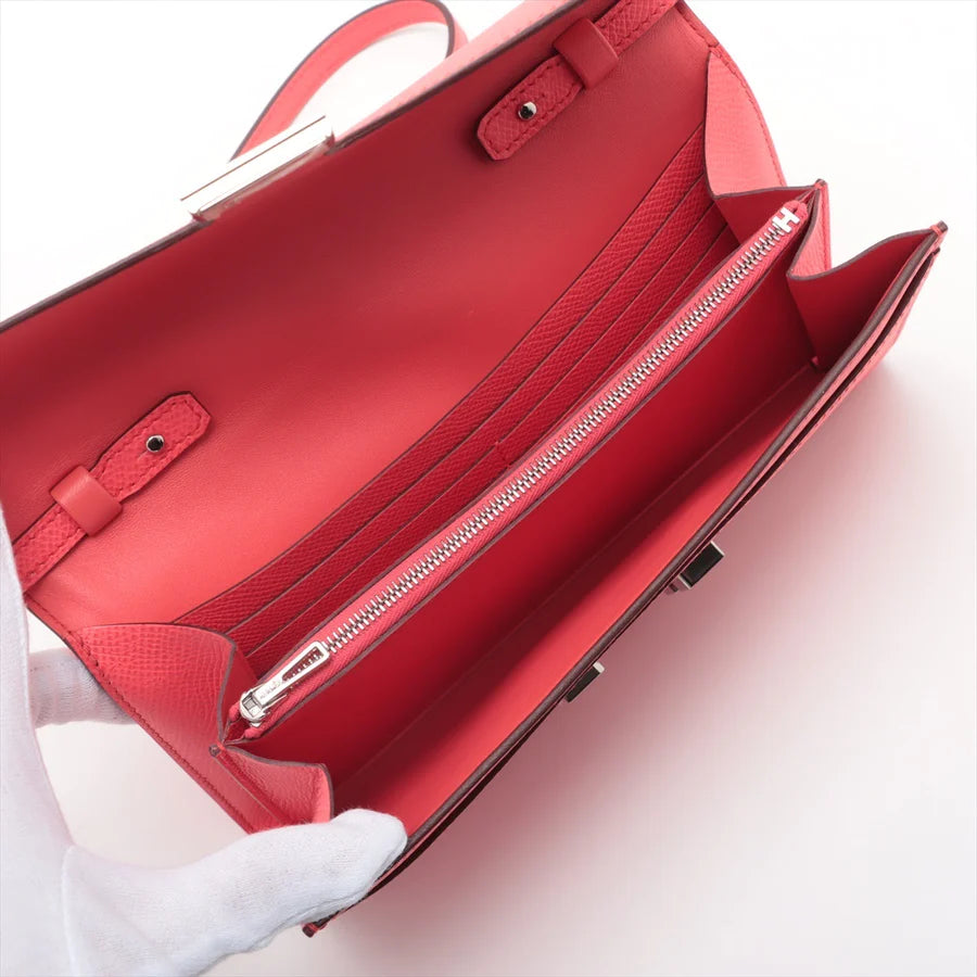 エルメス コンスタンスロング トゥーゴー ヴォーエプソン ブーゲンビリア シルバー金具 - 画像 (9)