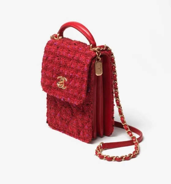 ツイードがかわいい★ 【CHANEL】ハンドルツイードバック - 画像 (3)