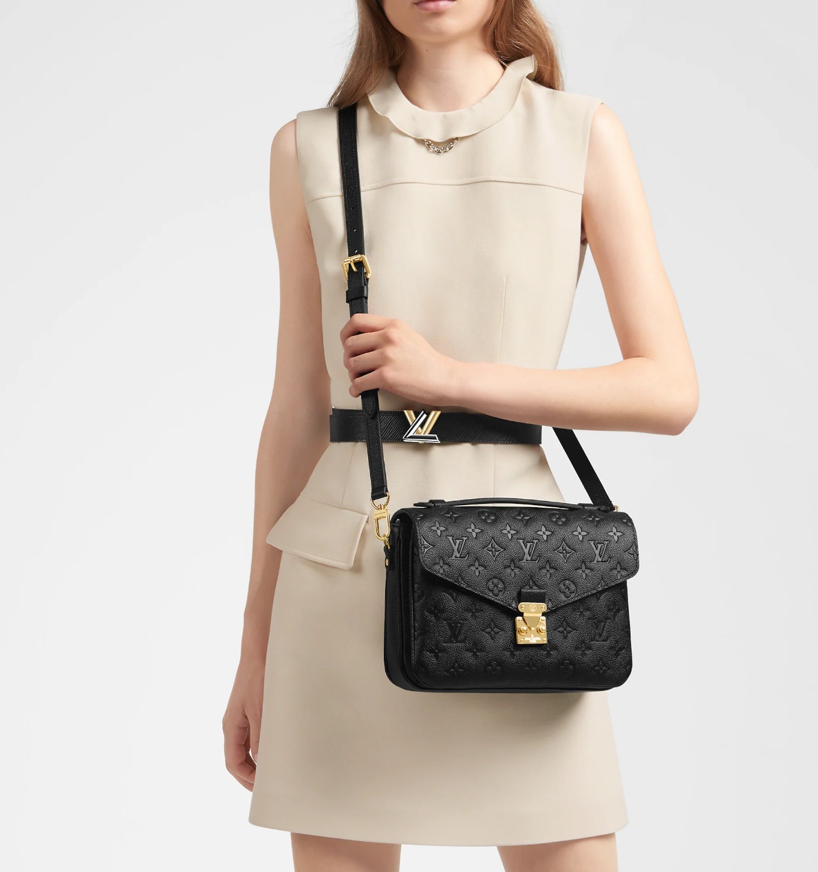 Louis Vuitton バッグ《Metis》ブラック レザー モノグラム 直営 M41487 - 画像 (8)