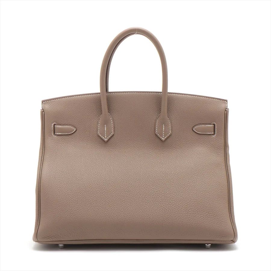エルメス バーキン35 トゴ エトゥープ シルバー金具 - 画像 (2)