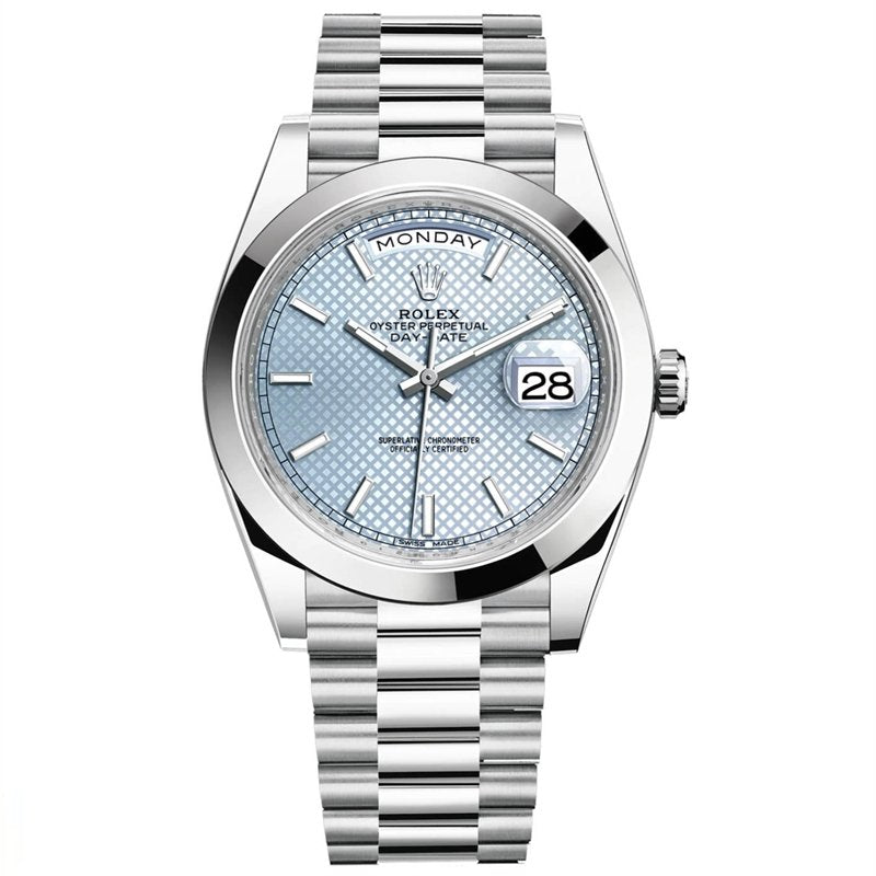 ロレックス デイデイト40 228206 アイスブルー - 画像 (8)