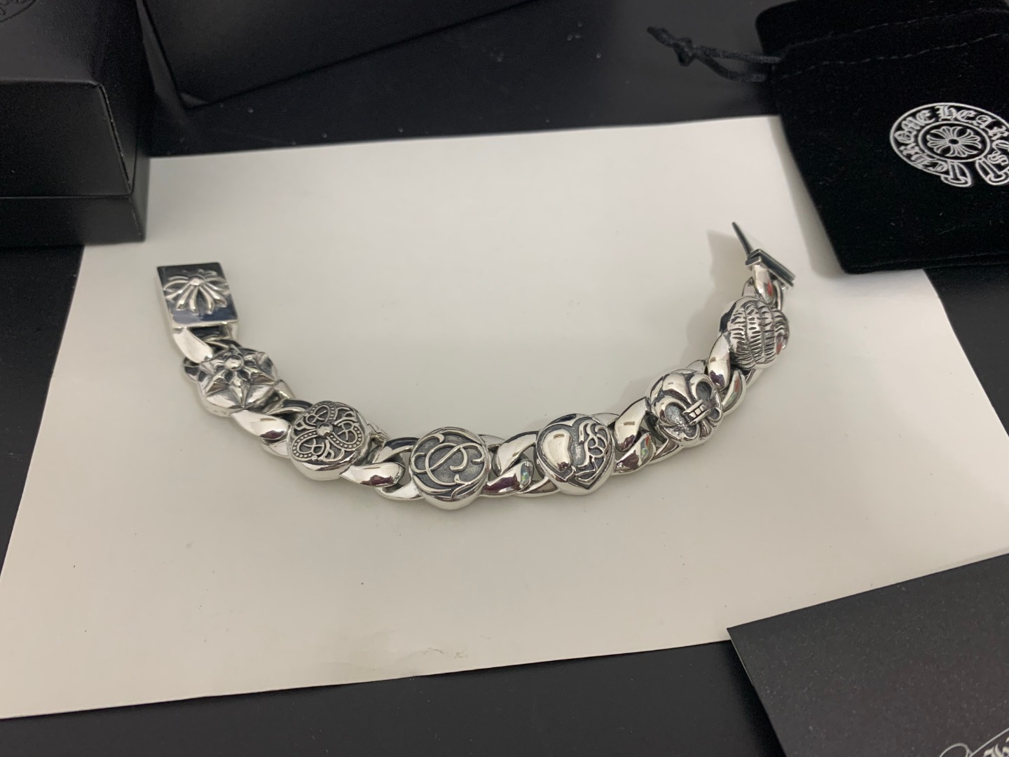 【 CHROME HEARTS 】ブレスレット、ファッションシンプルなスタイル - 画像 (5)