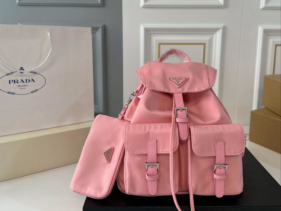 【PRADA 公式 旗艦店】プラダ リュックサック当日出荷 好評に付き再入荷!30*33CM 240719 - 画像 (4)