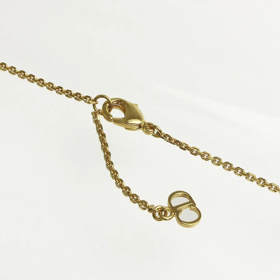【直営店】Christian Dior クレール ディー リュヌ ネックレス パール ラインストーン ゴールド N1033CDLCY 二段階調節 箱付 - 画像 (6)