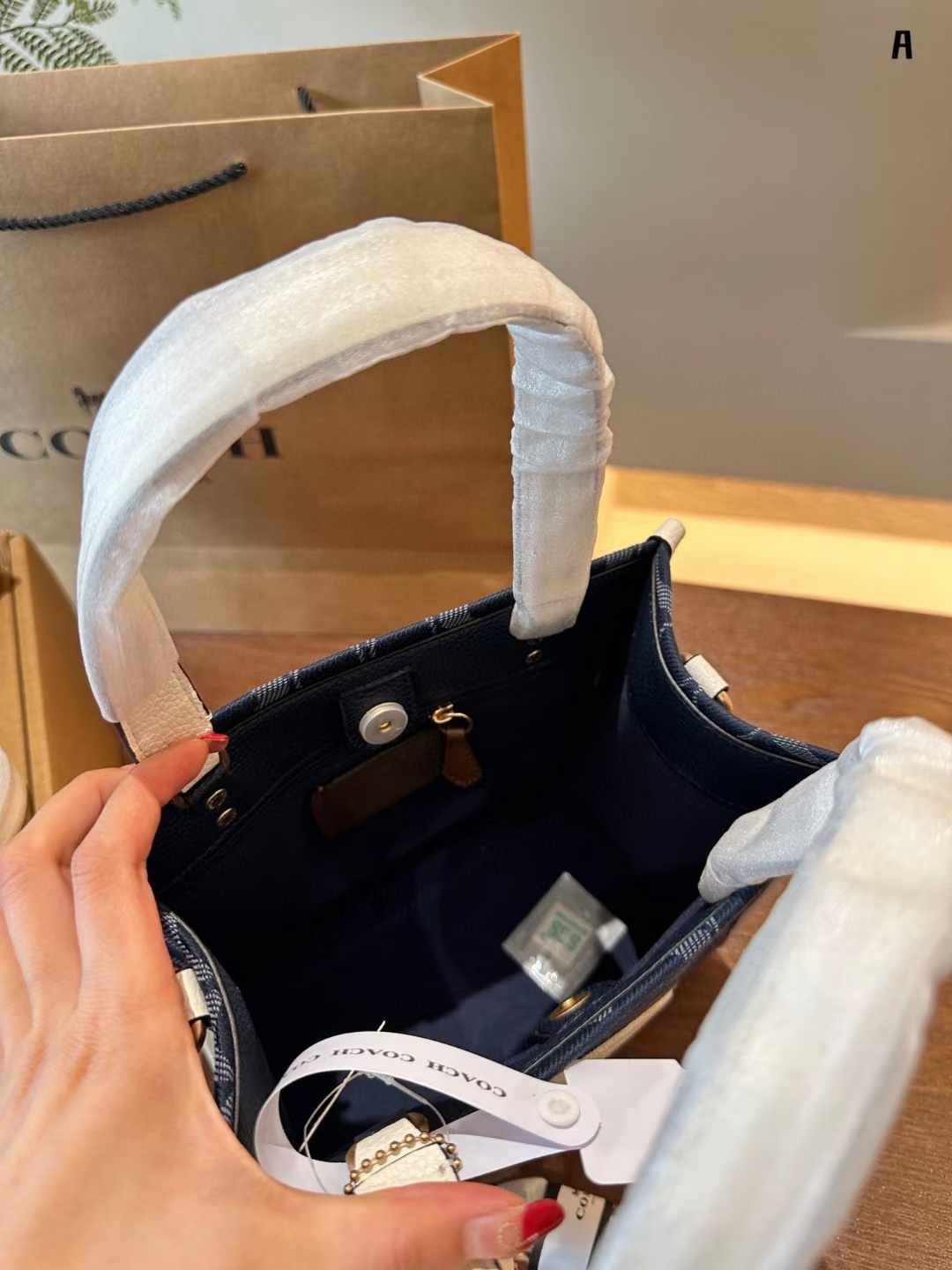 Coach コーチ キャンバス トートバッグ 30*22cm 22*21cm - 画像 (6)