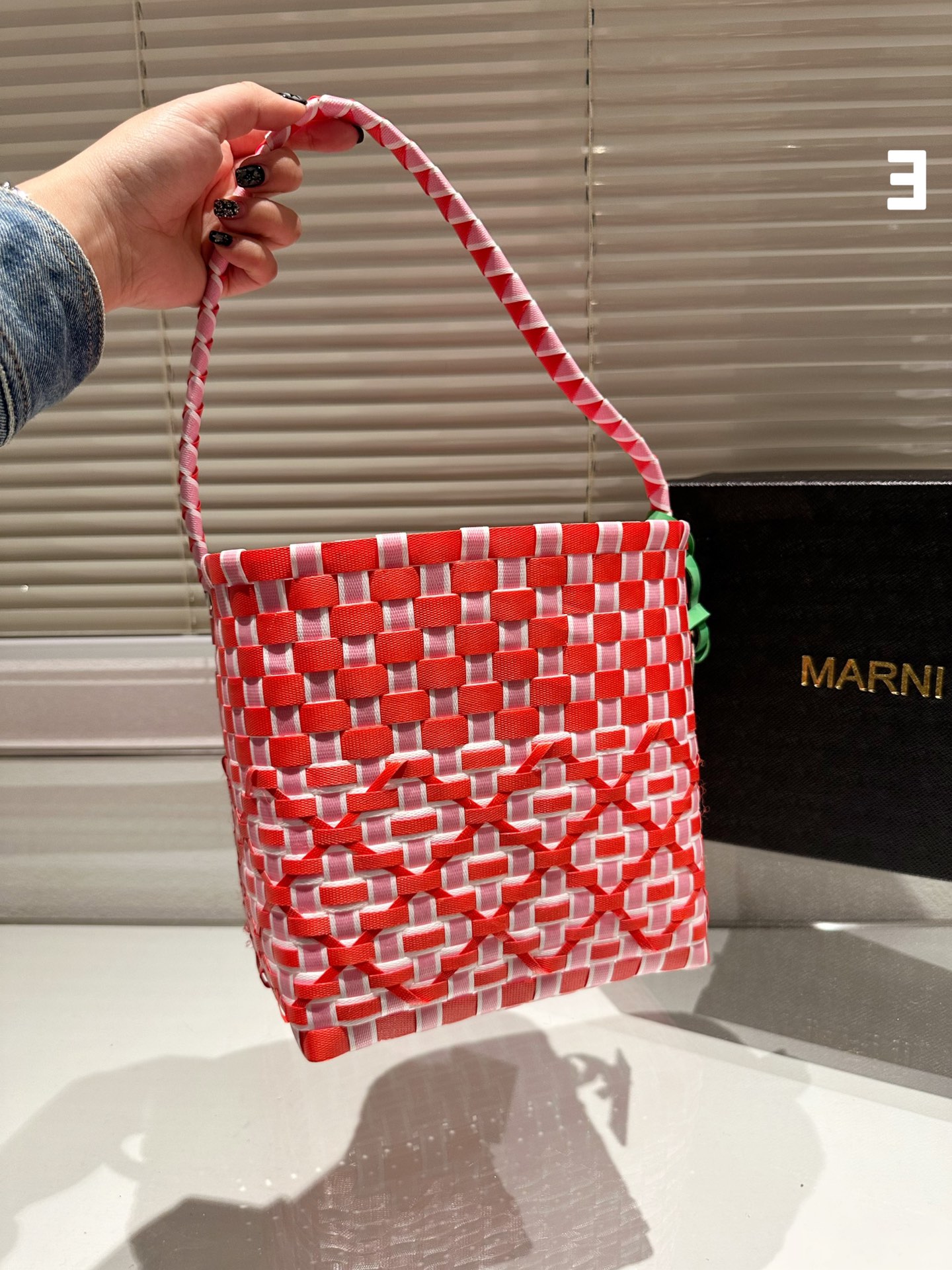 【新作!!】大人気★MARNI MARKET★ POD BUCKET BAG - 画像 (7)