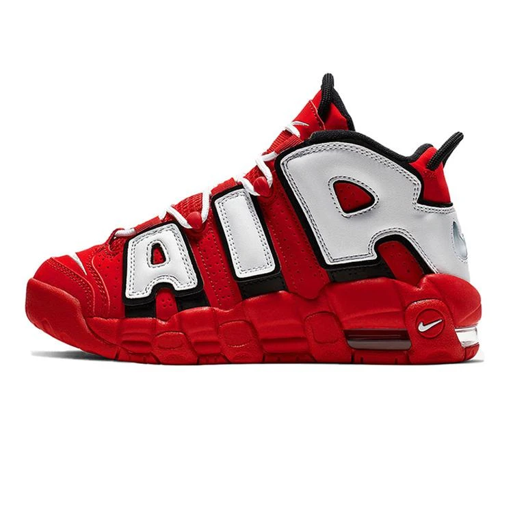 NIKE ナイキ AIR MORE UPTEMPO GS 'HOOP PACK' エア モア アップテンポ キッズモデル "フープ パック" キッズ レディース スニーカー UNIVERSITY RED/BLACK-SUMMIT WHITE-WHITE ユニバーシティレッド/ブラック-サミットホワイト-ホワイト【限定モデル】 - 画像 (9)