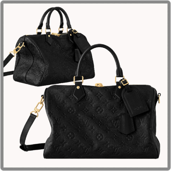 24SS◆Louis Vuitton◆Speedy Soft 30 ボストンバッグ ブラック M47186