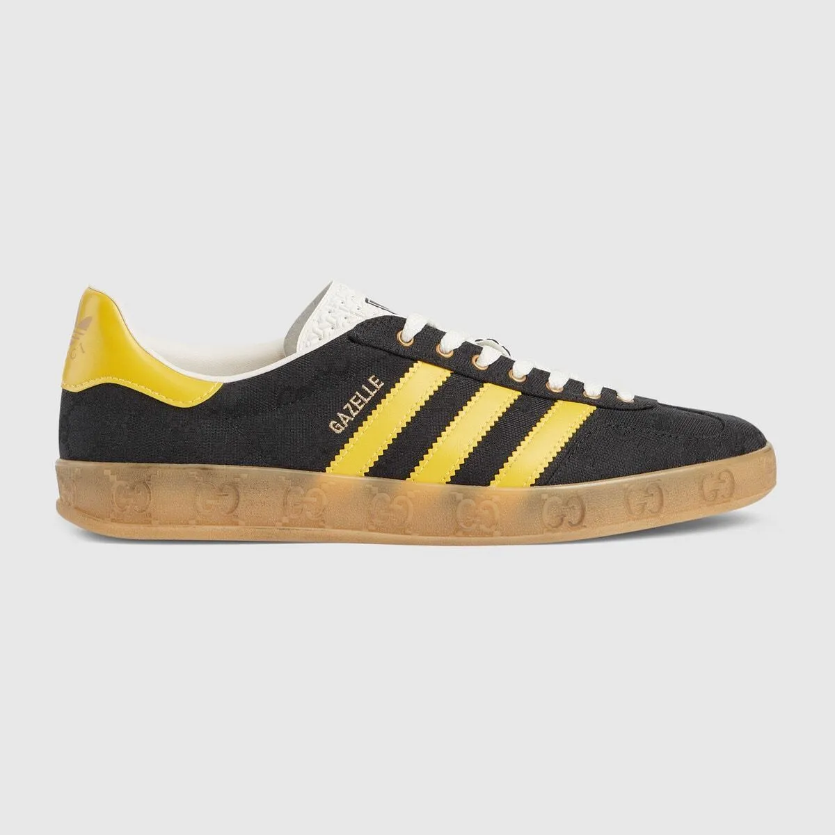 GUCCI × adidas Gazelle “Core Black/Yellow” - 画像 (9)