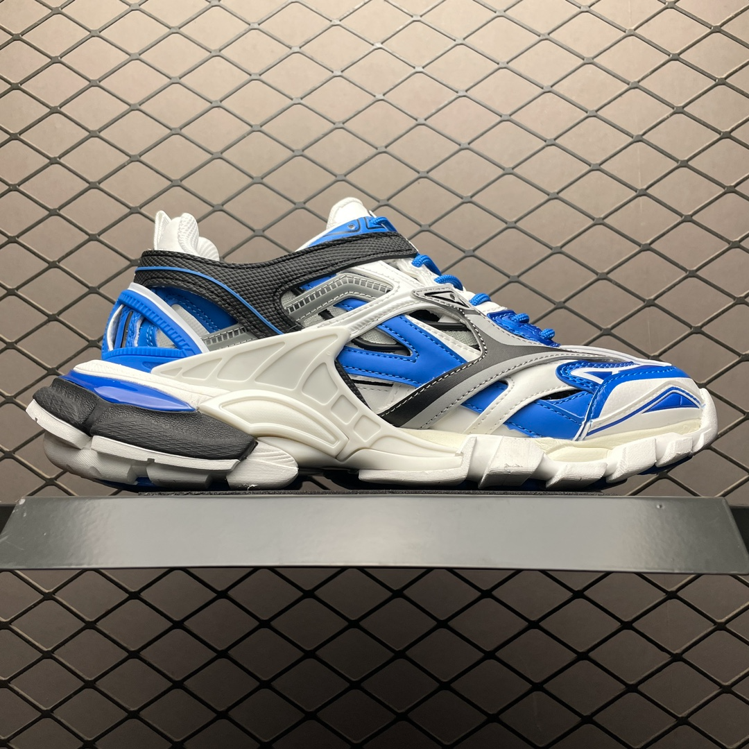 Balenciaga Track.2 Sneaker White Blue(568614W3AE24191) - 画像 (3)
