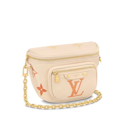 【LOUIS VUITTON】ミニベルトバッグ LV モノグラム レザー ロゴ - 画像 (8)