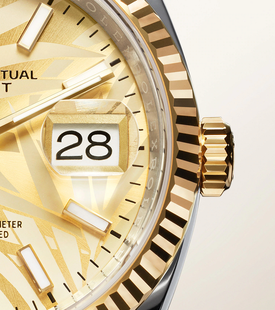 デイトジャスト 36 オイスター 36 mm オイスタースチール&イエローゴールド - 画像 (3)