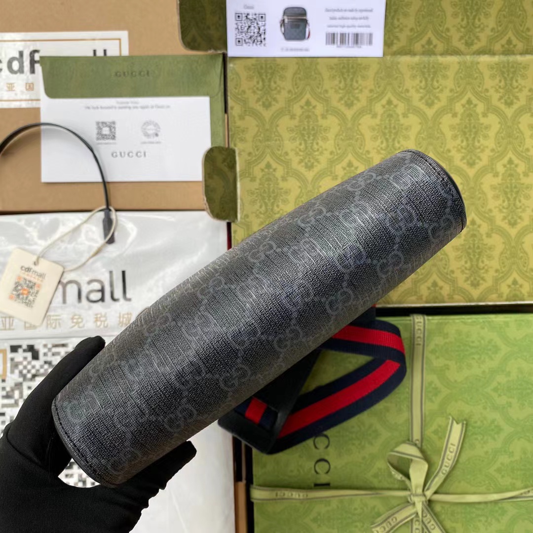 GG Black small messenger bag - 画像 (5)