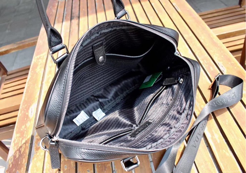 【 PRADA 公式旗艦店】プラダ ブリーフケース 当日出荷 好評に付き再入荷!39*30*6CM - 画像 (5)