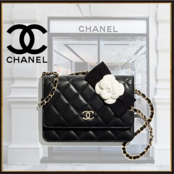 【CHANEL】ミニチェーン財布