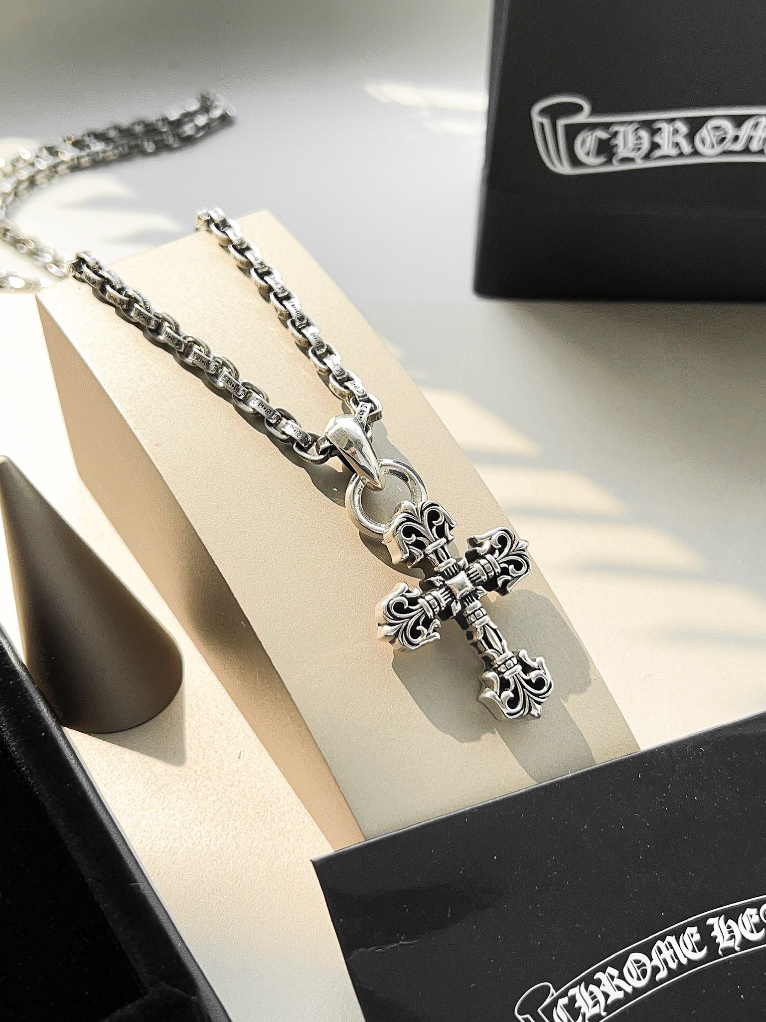 NEW【Chrome Hearts】ネックレス、新しいネックレス万能シンプルファッションオーナメント - 画像 (4)