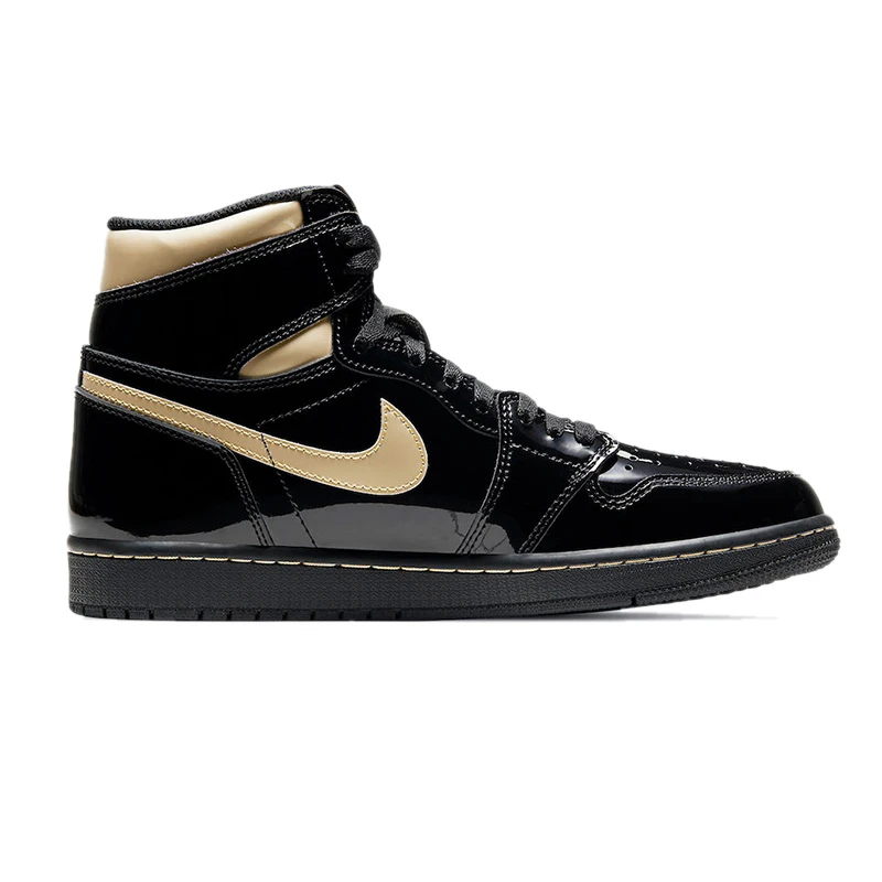 NIKE ナイキ AIR JORDAN 1 RETRO HIGH OG 'BLACK METALLIC GOLD' エア ジョーダン ワン レトロ ハイ オージー "ブラック メタリックゴールド" メンズ レディース スニーカー BLACK/BLACK-METALLIC GOLD ブラック/ブラック メタリックゴールド 【限定完売モデル】 - 画像 (4)