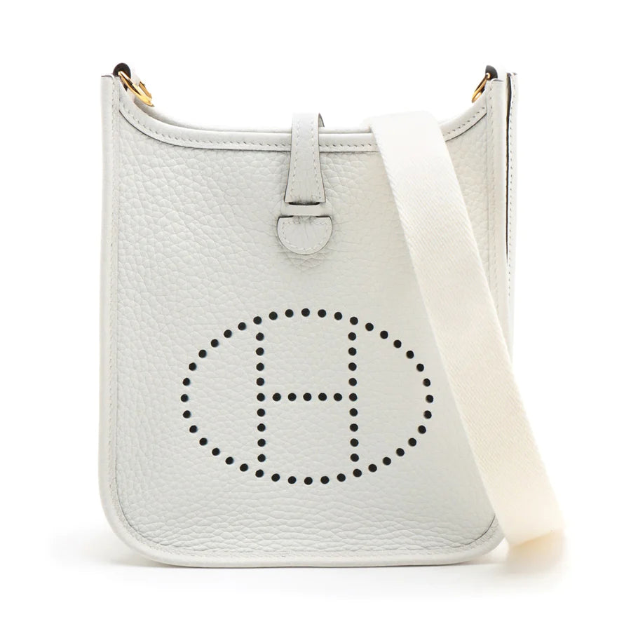 エルメス エブリンTPM トリヨンクレマンス ニューホワイト ゴールド金具