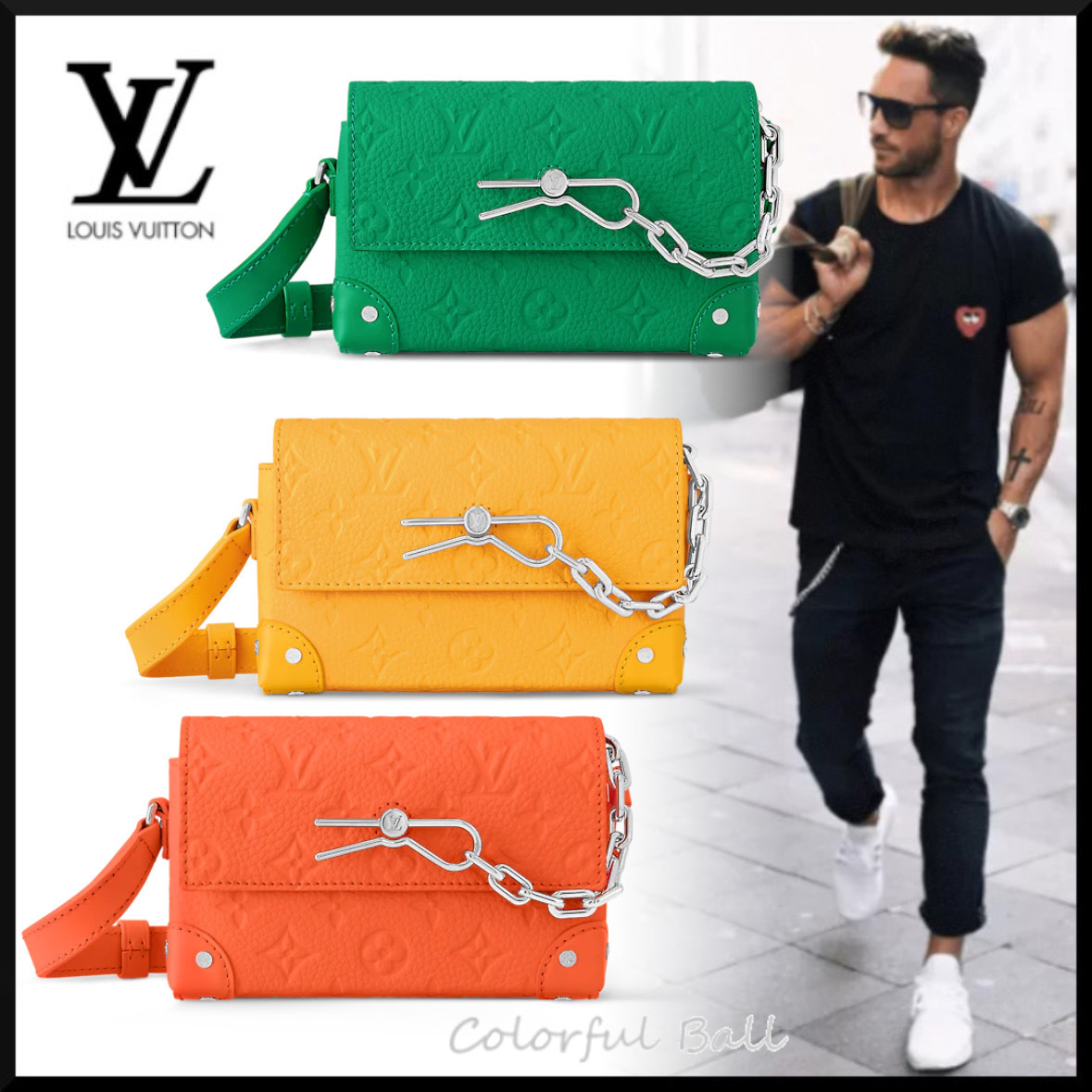 Louis Vuitton スチーマー ウェアラブルウォレット M82917 M82916 M82918