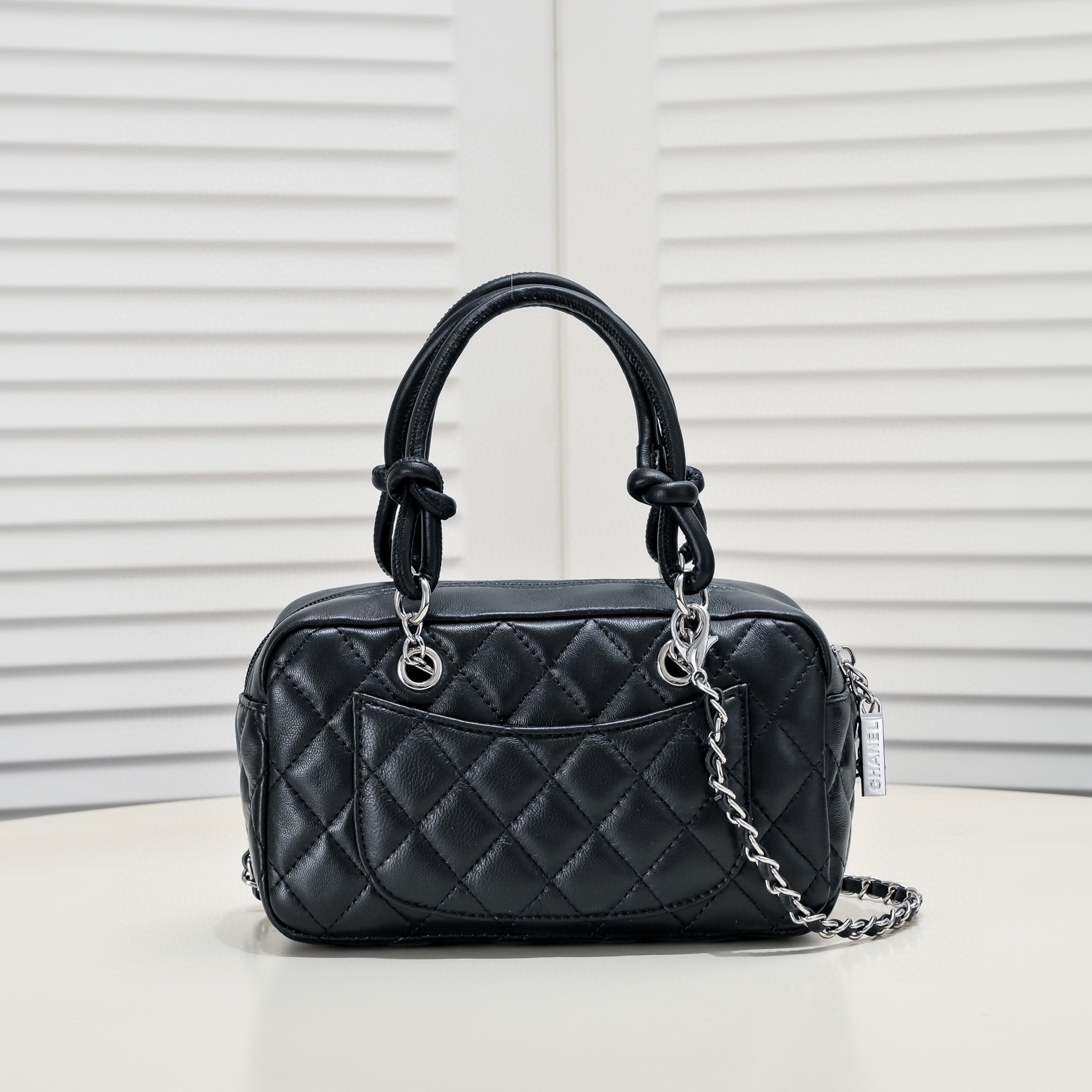 CHANEL A9117 SMALL bowling bag - 画像 (3)