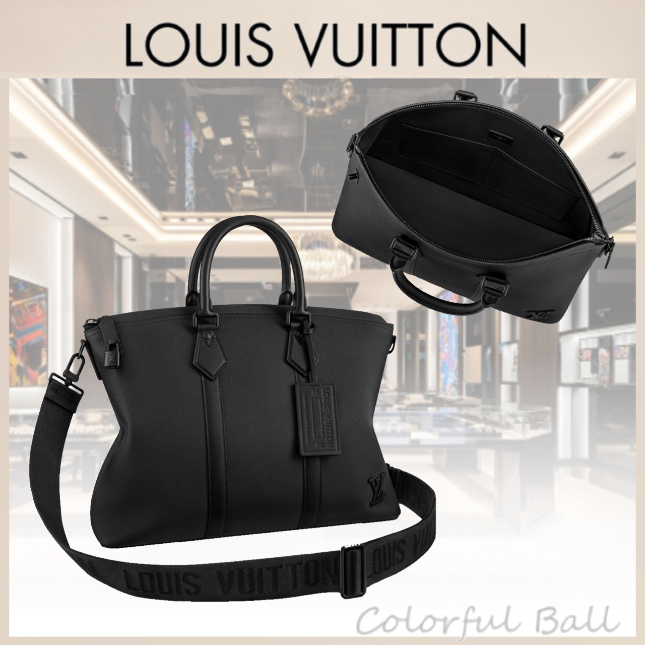 【収納力抜群】Louis Vuitton ロックイット ビジネスバッグ - 画像 (3)