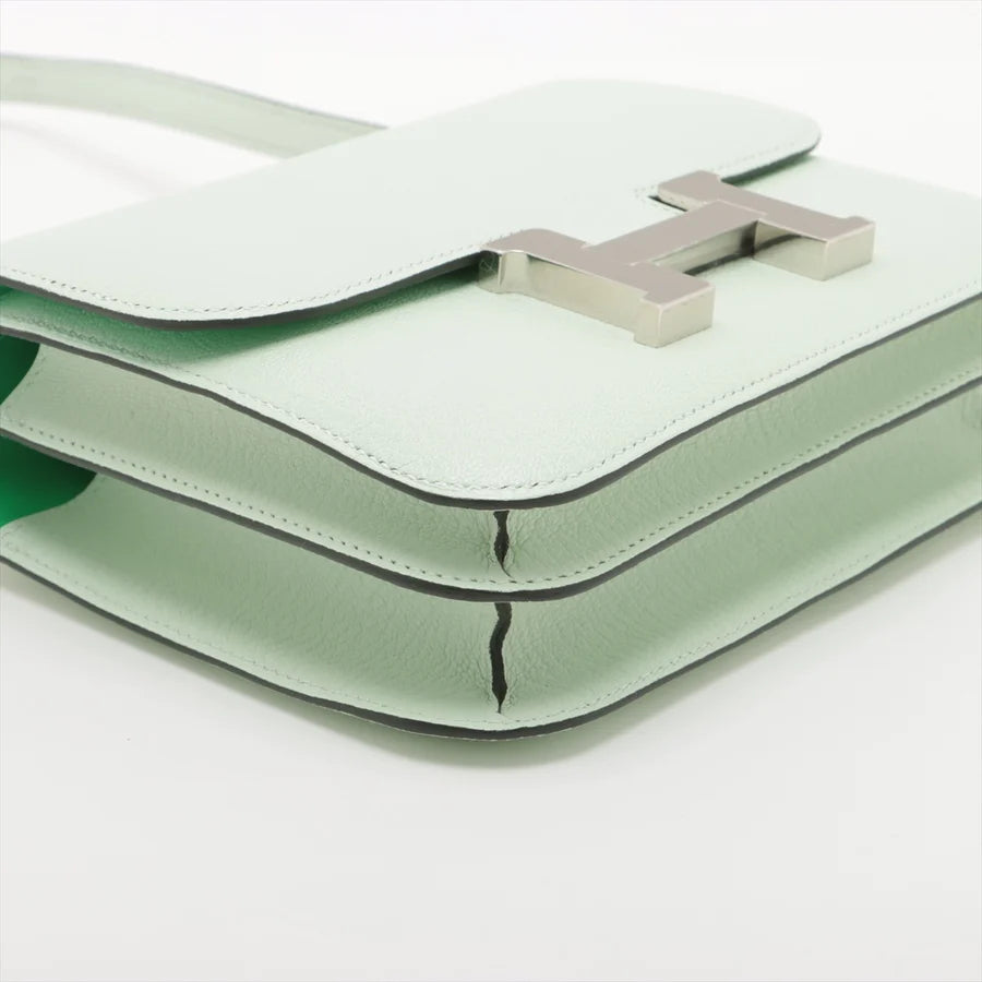 エルメス コンスタンス3 ミニ18 ミロワール シェブルミゾル ヴェールフィズ シルバー金具 - 画像 (5)