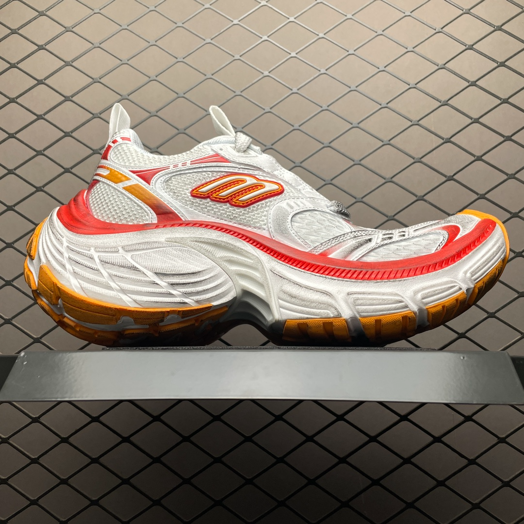 Balenciaga WMNS 10XL Sneaker White/Red/Orange(792778W2MV29670) - 画像 (3)