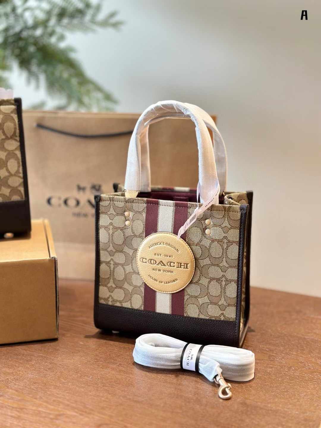 Coach コーチ キャンバス トートバッグ 30*22cm 22*21cm - 画像 (10)