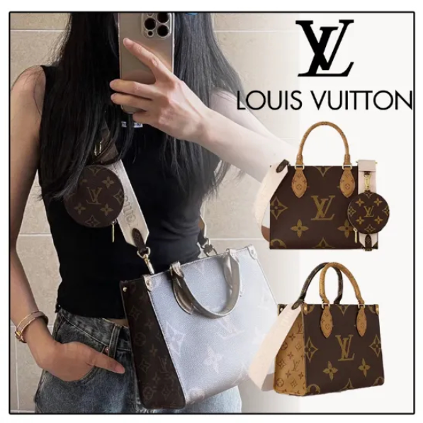 【LOUIS VUITTON】LV Onthego 2023新作Toteバッグワンショルダーバッグ