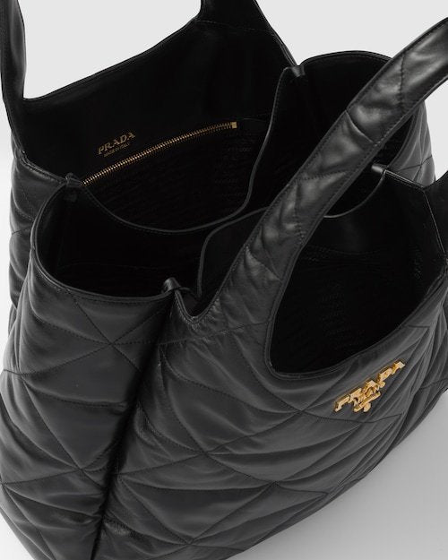 ★PRADA直営店★トップステッチ ラージ レザー トートバッグ - 画像 (5)