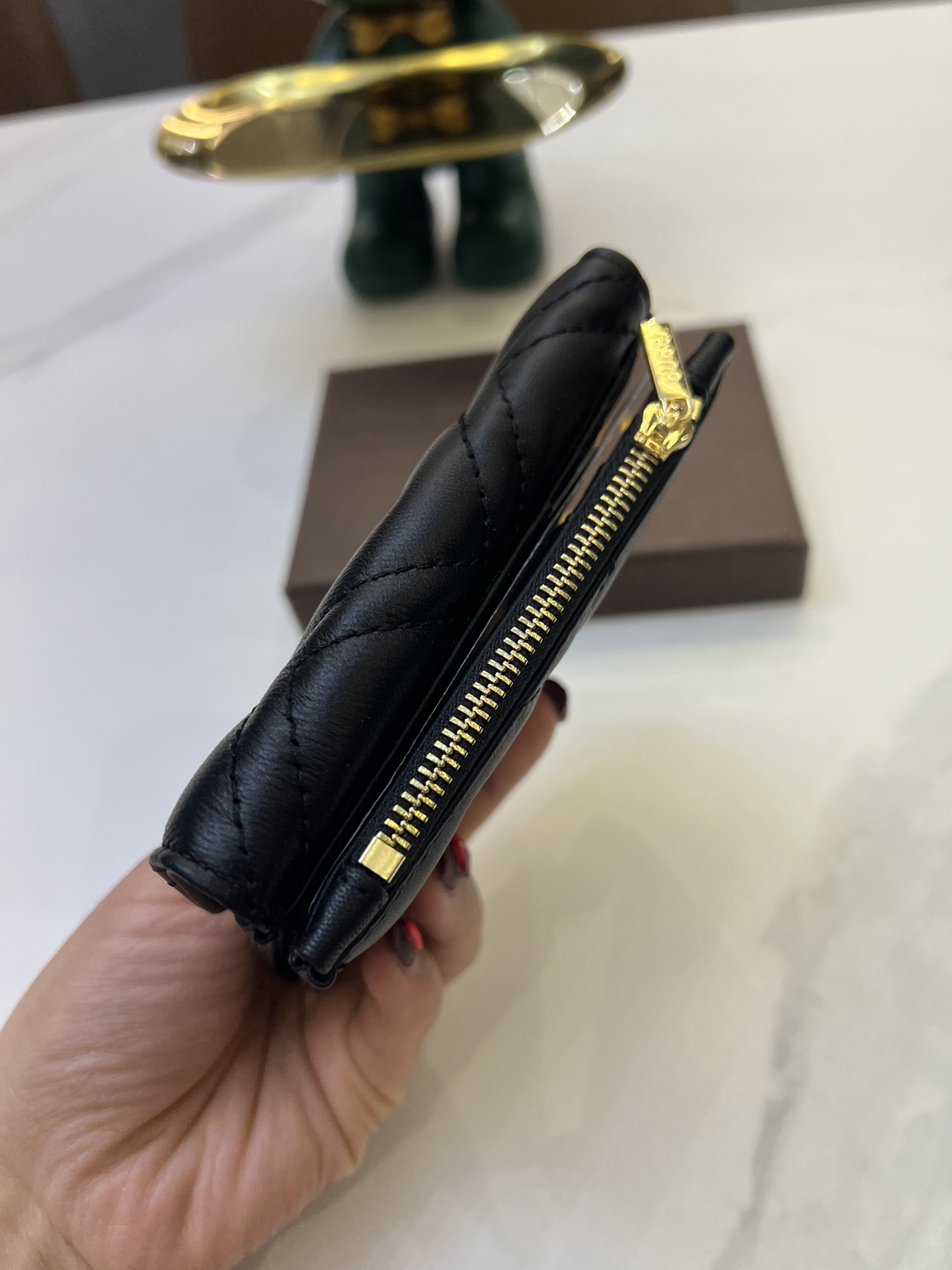 【GUCCI】関税負担なしGUCCI 〔GGマーモント〕 コイン&紙幣 カードケース - 画像 (6)