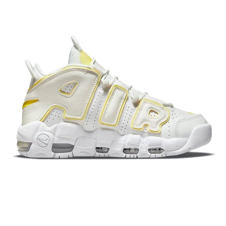 NIKE ナイキ WMNS AIR MORE UPTEMPO 'LIGHT CITRON' レディースサイズモデル エア モア アップテンポ "ライト シトロン" レディース メンズ スニーカー SUMMIT WHITE/OPTI YELLOW【海外展開 日本未入荷】 - 画像 (3)