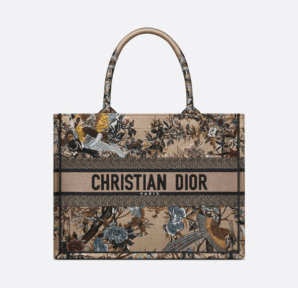 DIOR BOOK TOTE ミディアムバッグ Dior Jardin d'Hiver エンブロイダリー