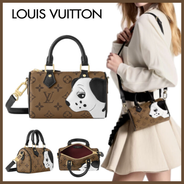 注目のコラボ品【Louis Vuitton】ハンドバッグ ナノ・スピーディ M83688