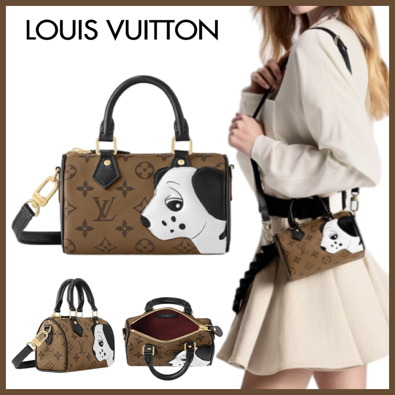 注目のコラボ品【Louis Vuitton】ハンドバッグ ナノ・スピーディ M83688
