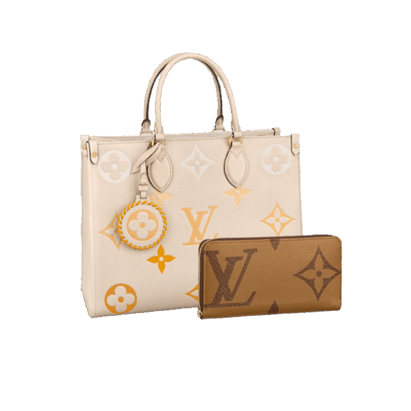 LOUIS VUITTON オンザゴー MM 長財布 2点セット お得 M45717+M69353